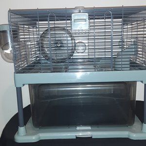 Full cheeks small hamster mouse cage